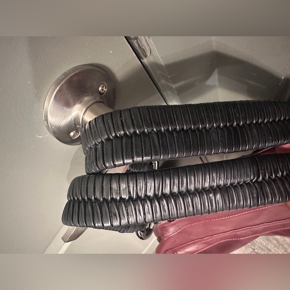 Khirma Eliazov Cha Cha Handbag | Burgundy Supple Leather Lots of Pockets! - Picture 16 of 16